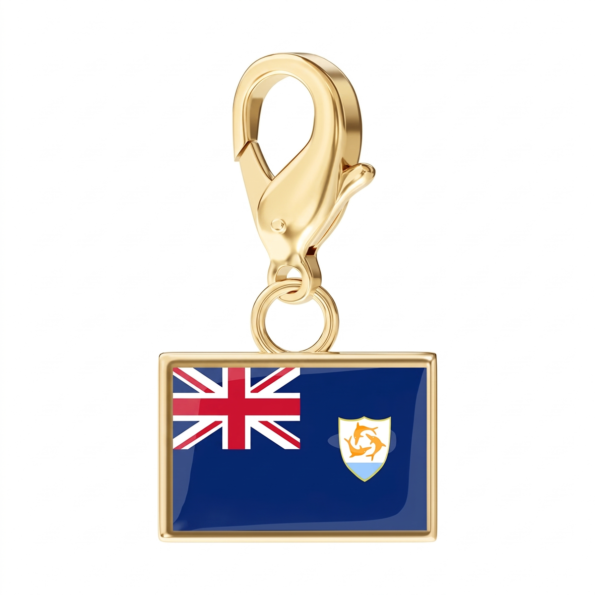 EveryPlace - 18K Gold Plated Flag Charms