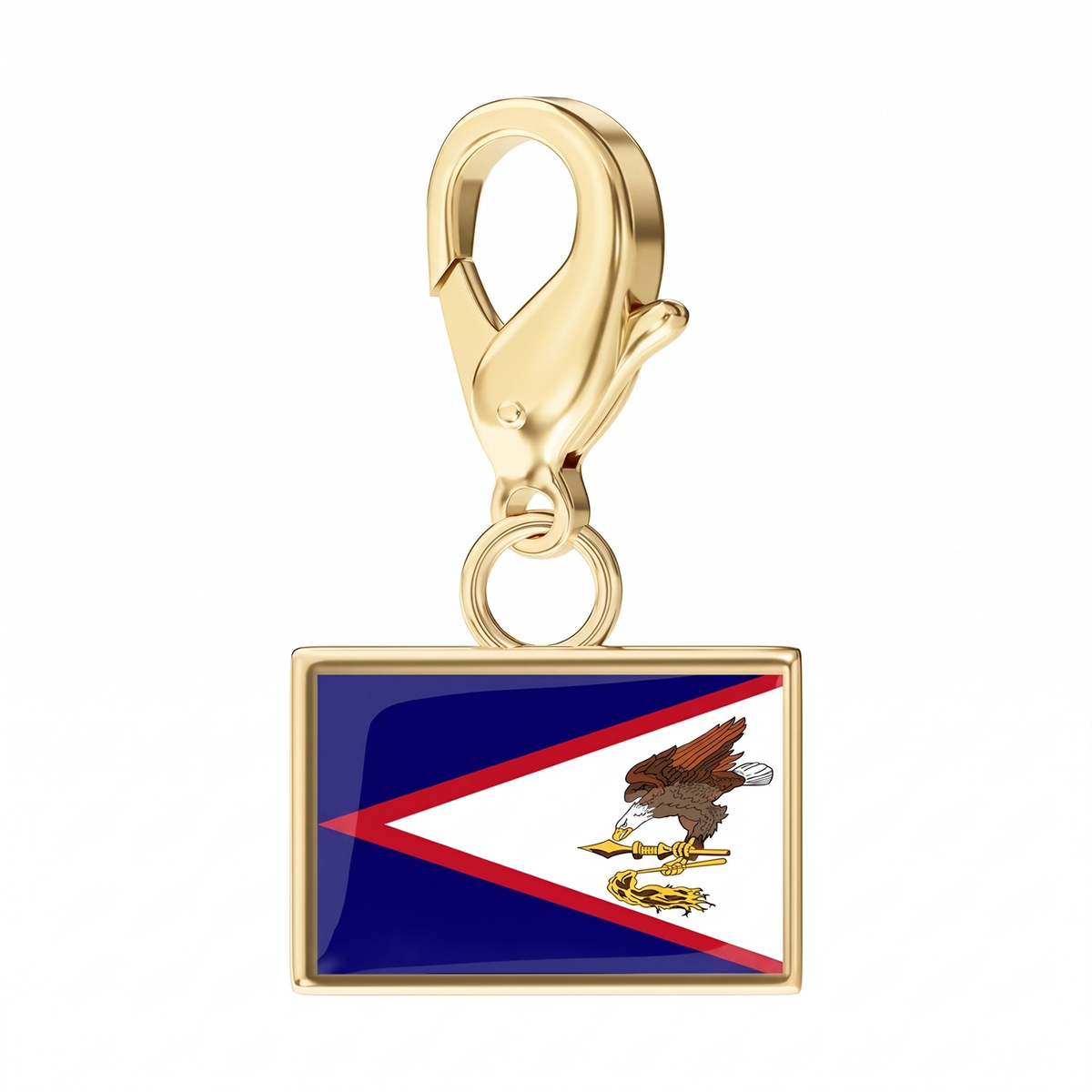 EveryPlace - 18K Gold Plated Flag Charms