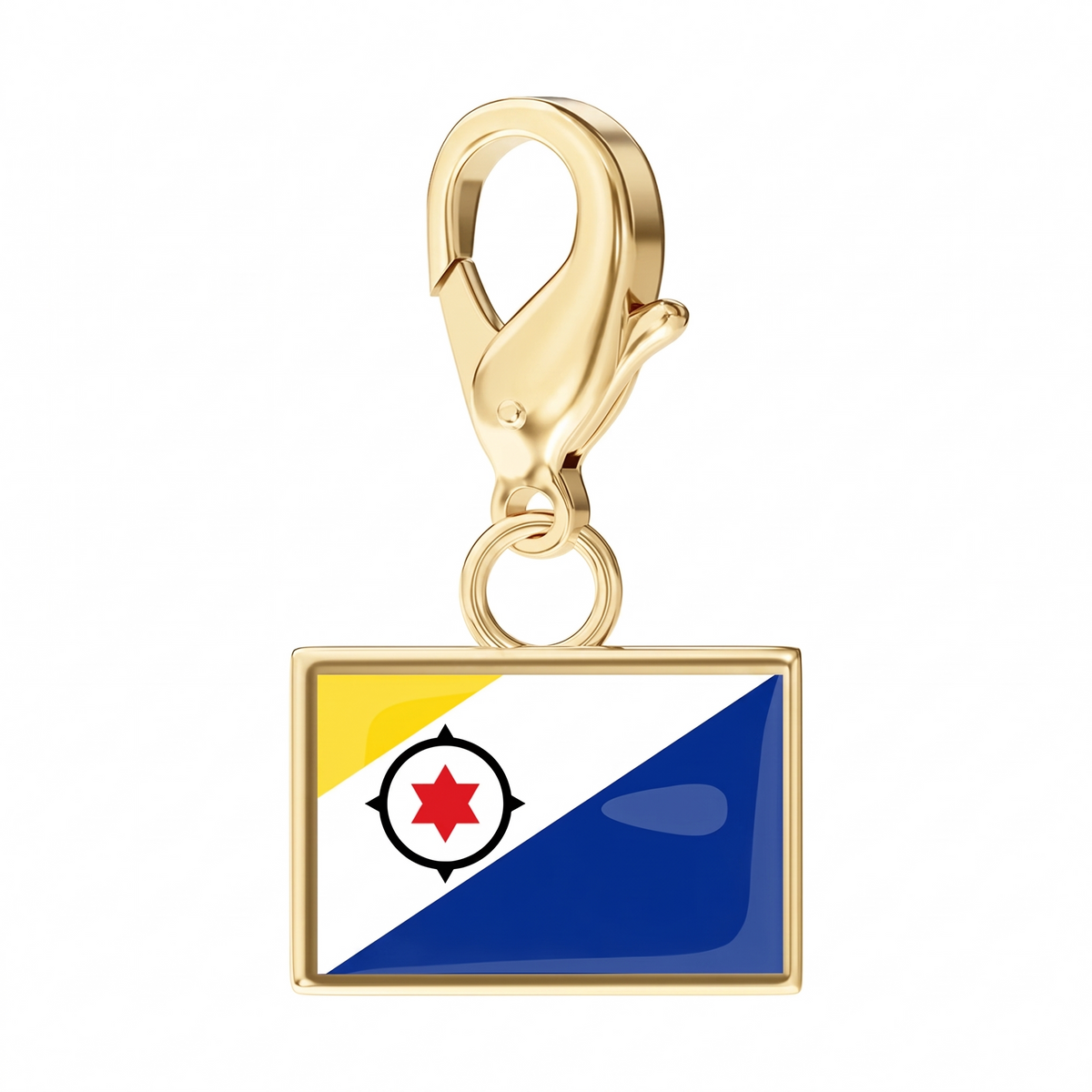 EveryPlace - 18K Gold Plated Flag Charms