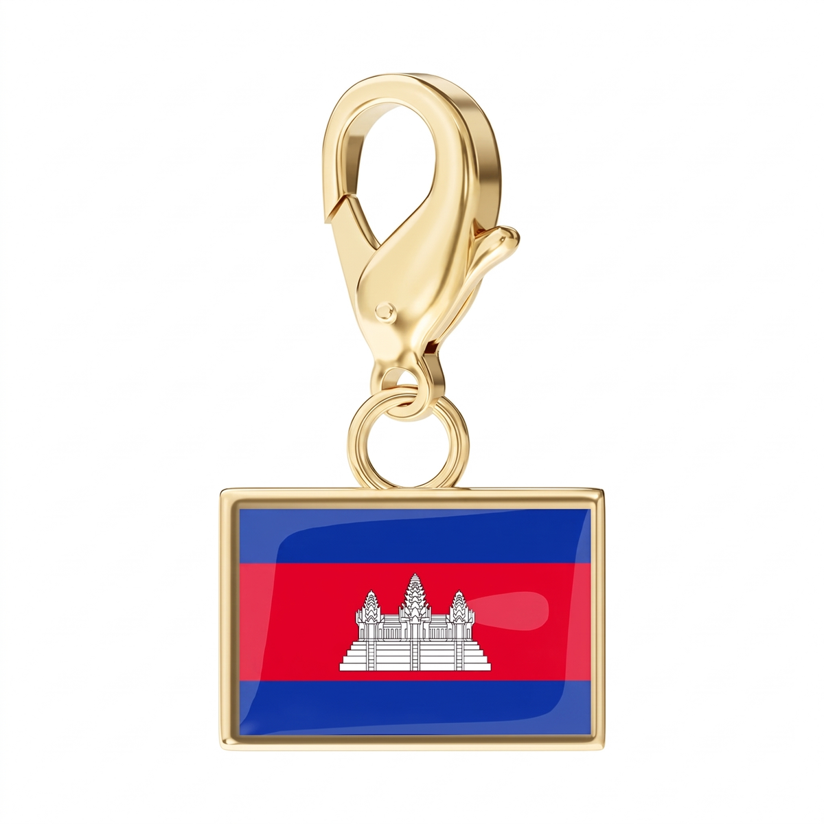EveryPlace - 18K Gold Plated Flag Charms