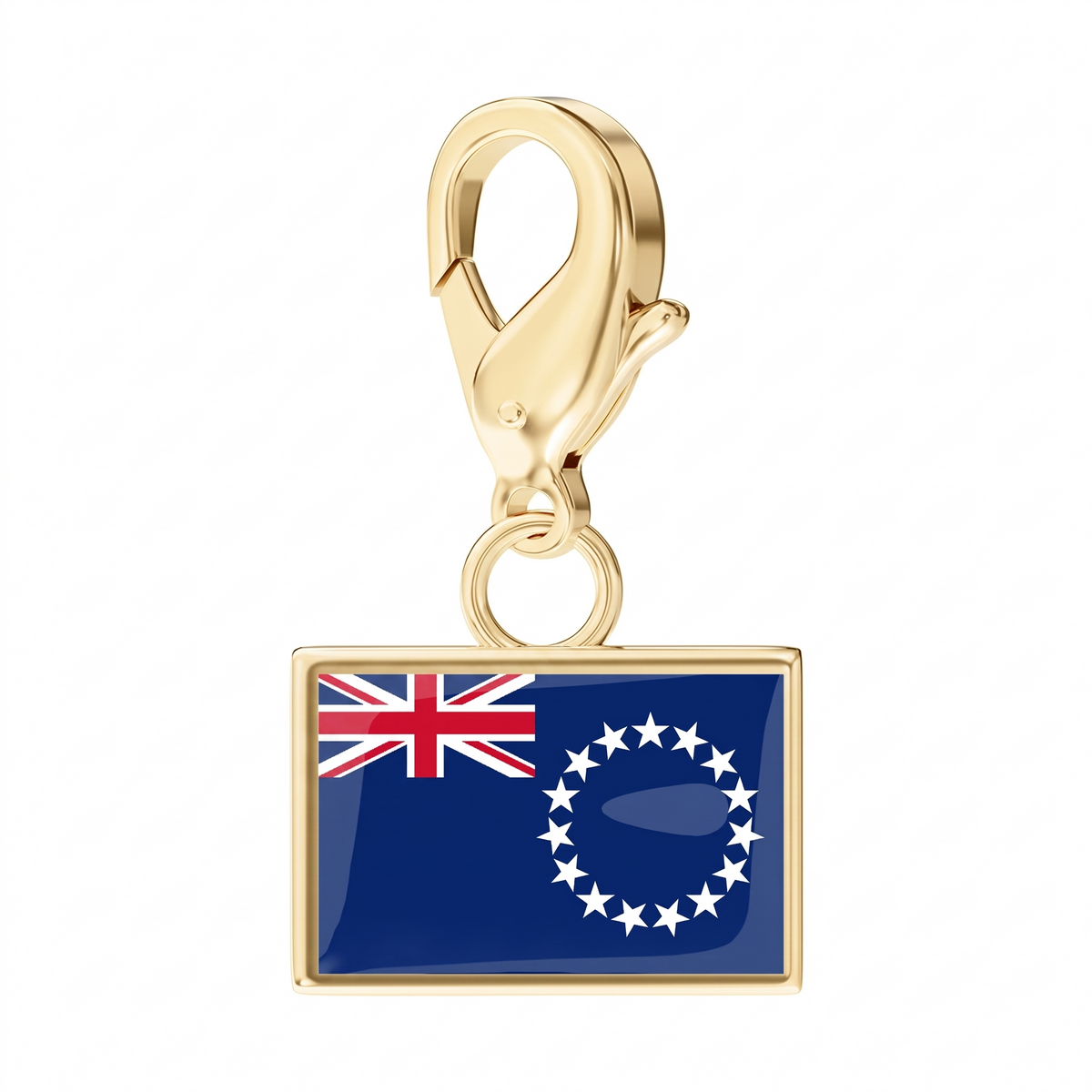 EveryPlace - 18K Gold Plated Flag Charms