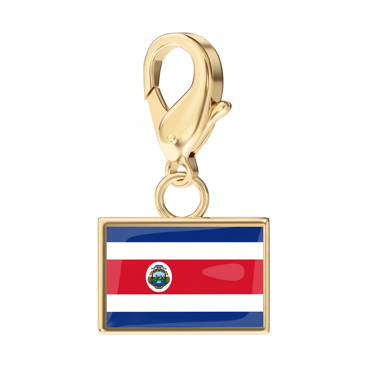 EveryPlace - 18K Gold Plated Flag Charms