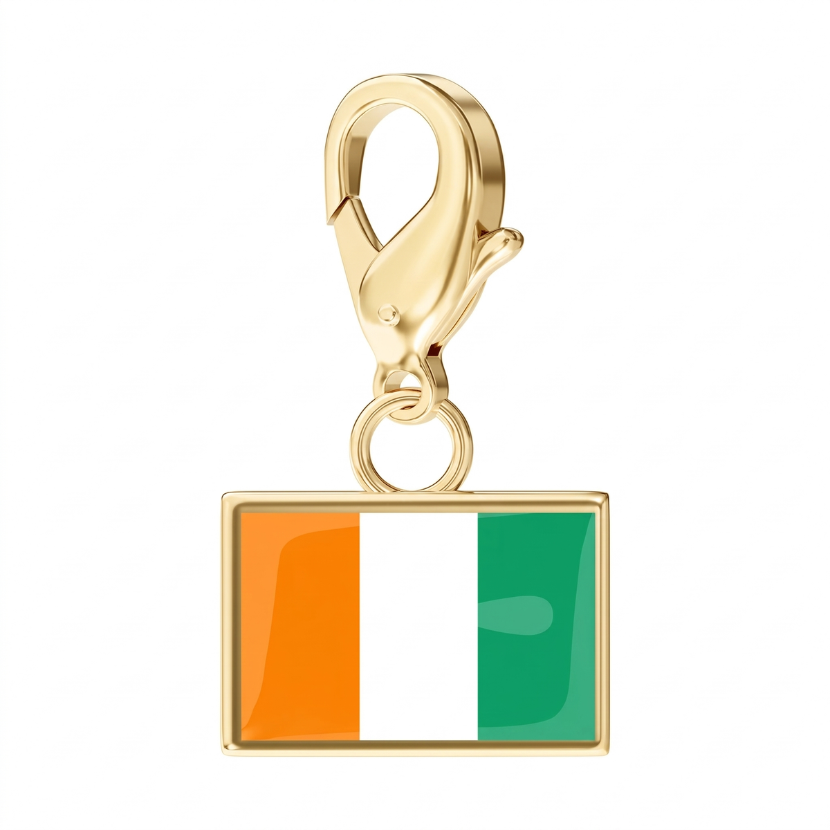 EveryPlace - 18K Gold Plated Flag Charms
