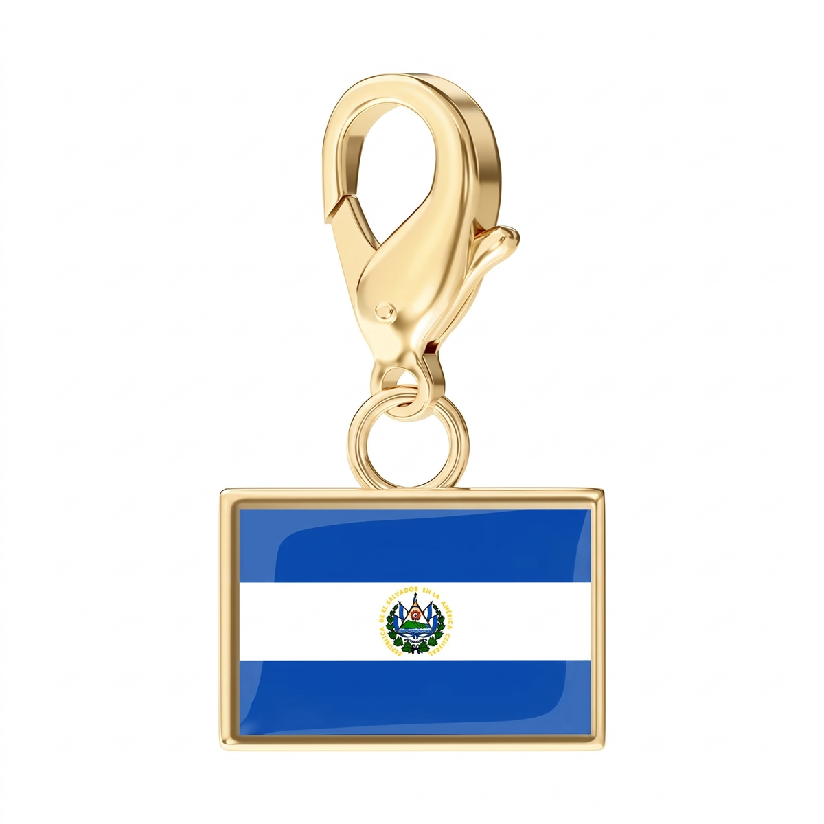 EveryPlace - 18K Gold Plated Flag Charms