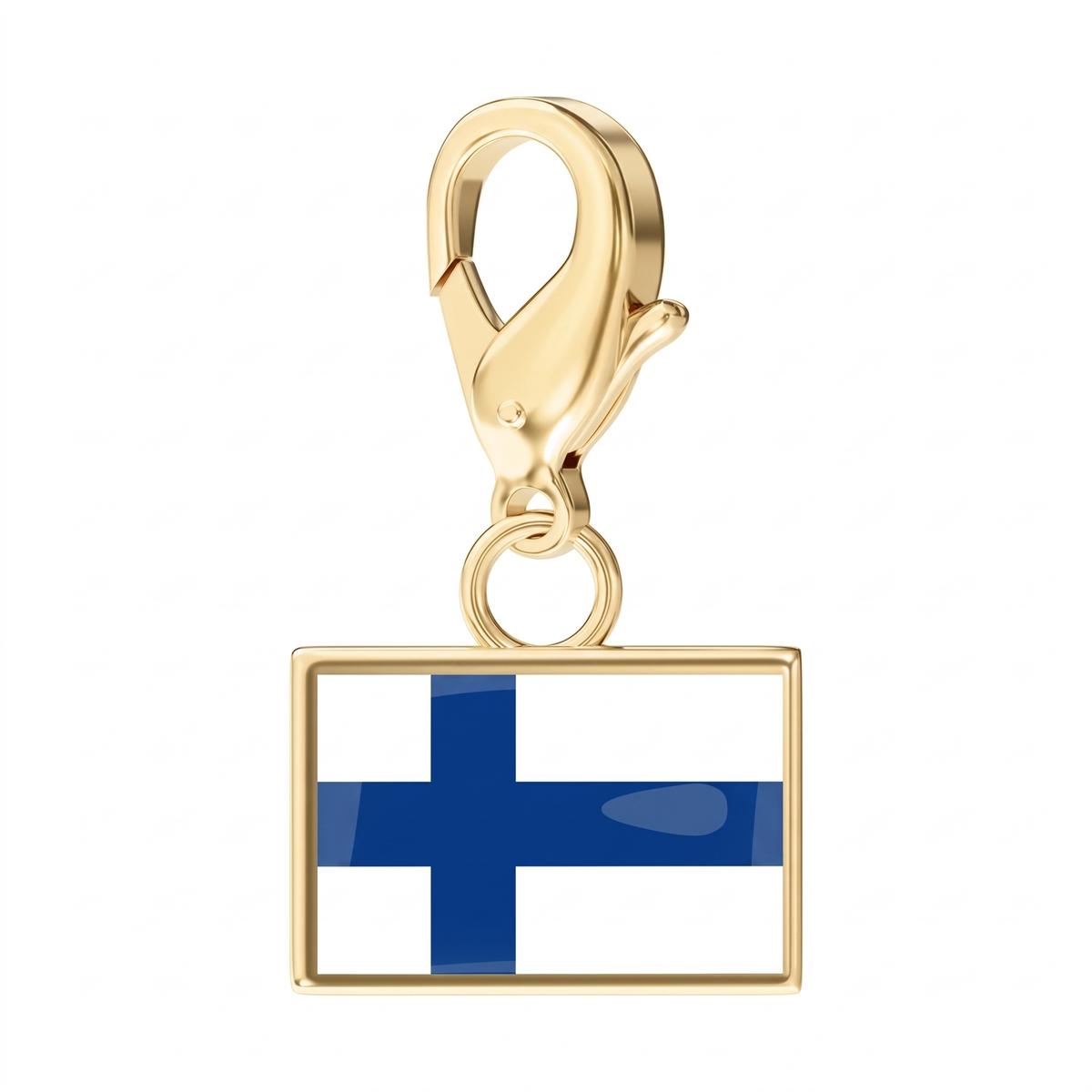 EveryPlace - 18K Gold Plated Flag Charms