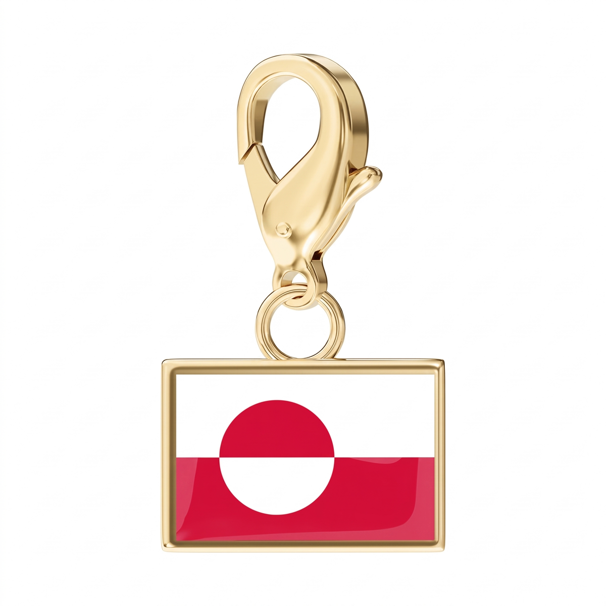 EveryPlace - 18K Gold Plated Flag Charms