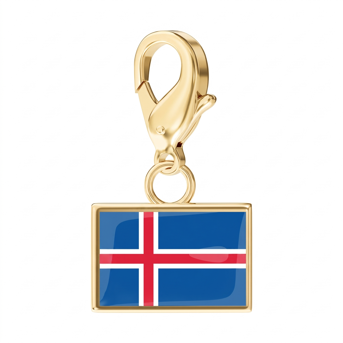 EveryPlace - 18K Gold Plated Flag Charms