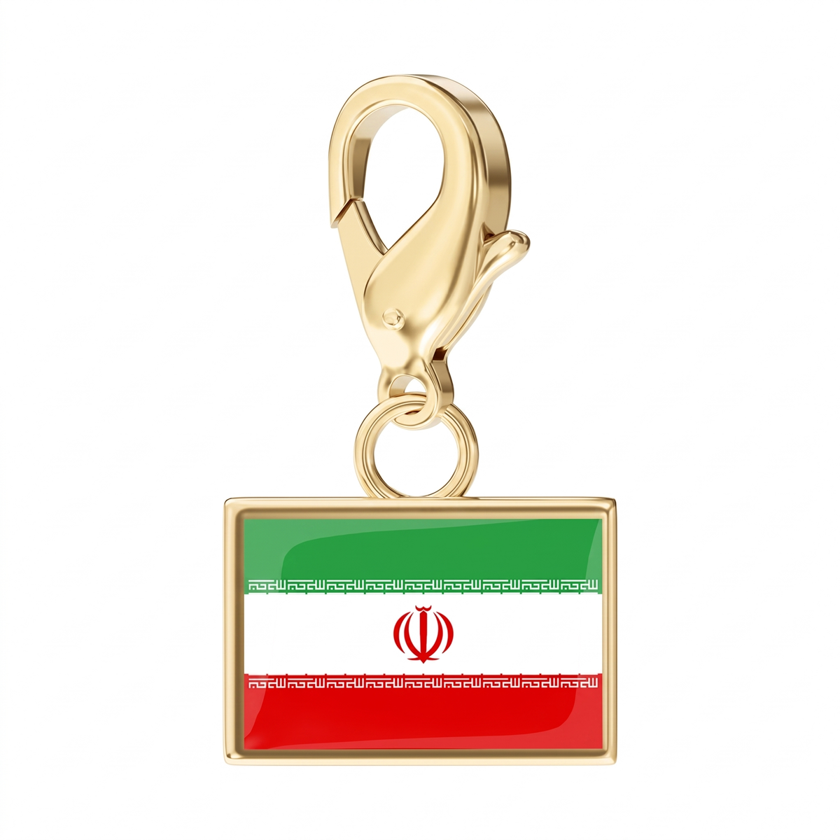 EveryPlace - 18K Gold Plated Flag Charms