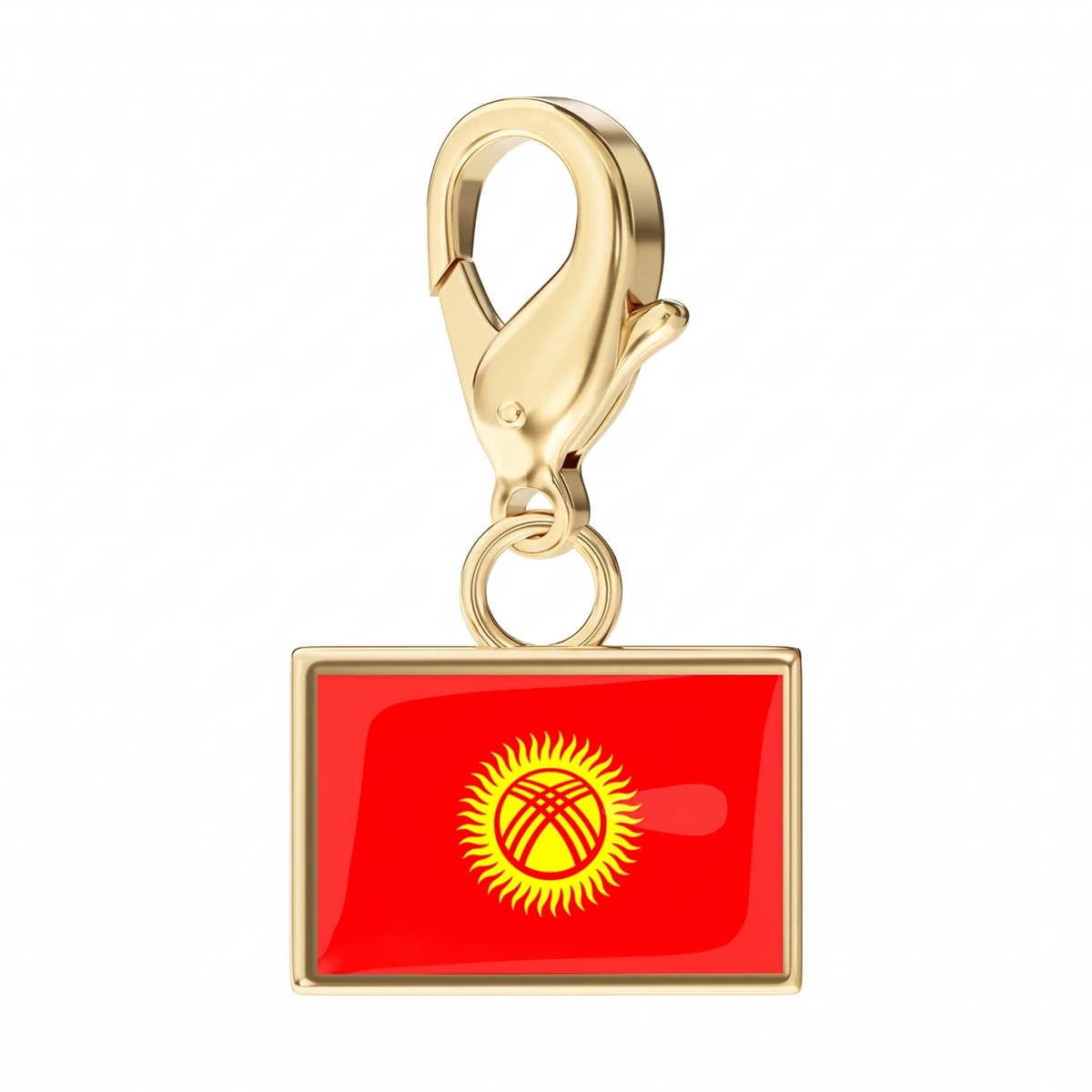 EveryPlace - 18K Gold Plated Flag Charms