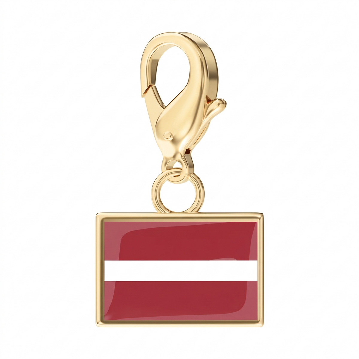 EveryPlace - 18K Gold Plated Flag Charms