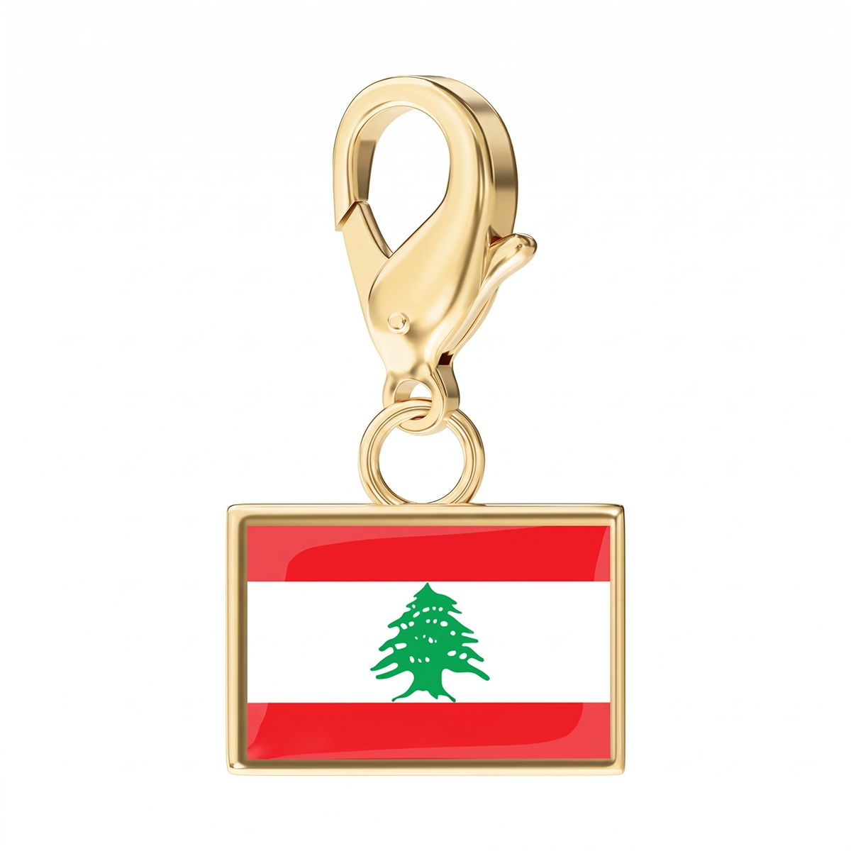 EveryPlace - 18K Gold Plated Flag Charms