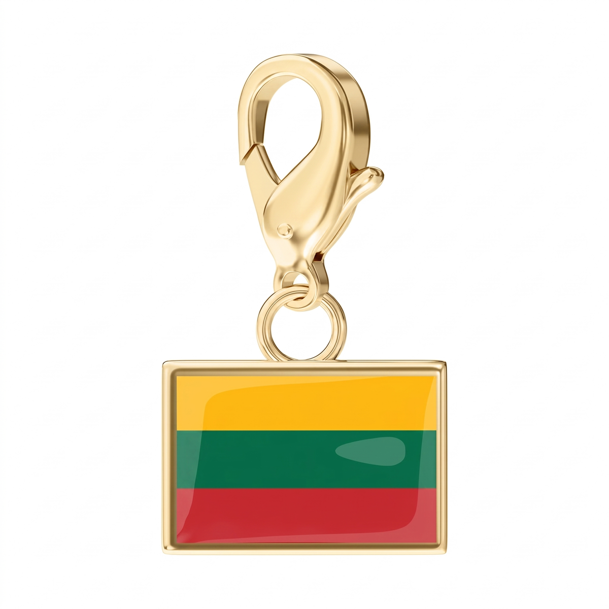 EveryPlace - 18K Gold Plated Flag Charms