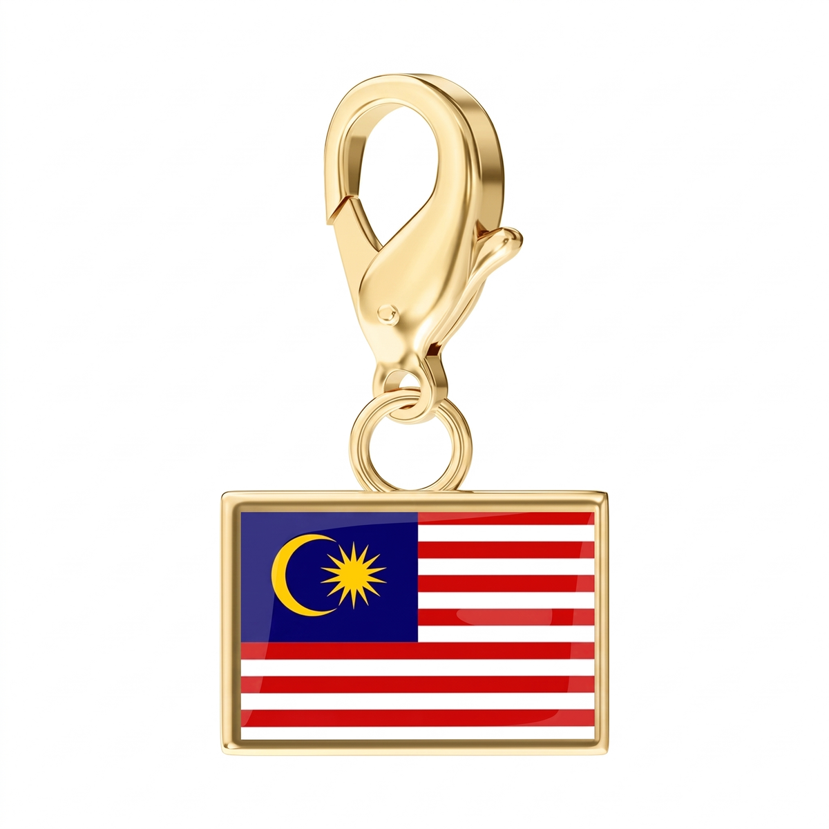 EveryPlace - 18K Gold Plated Flag Charms