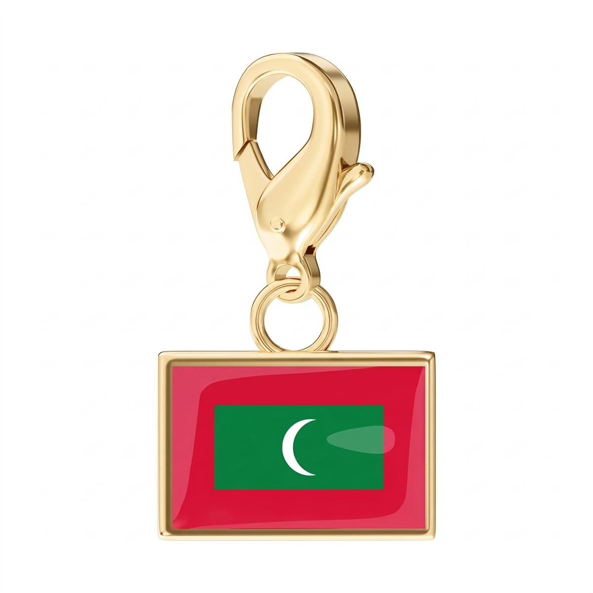 EveryPlace - 18K Gold Plated Flag Charms