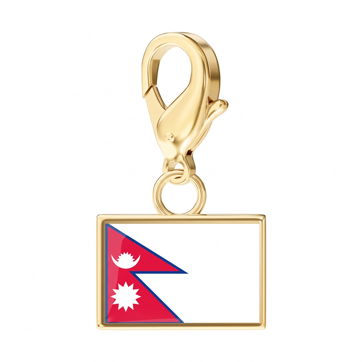 EveryPlace - 18K Gold Plated Flag Charms