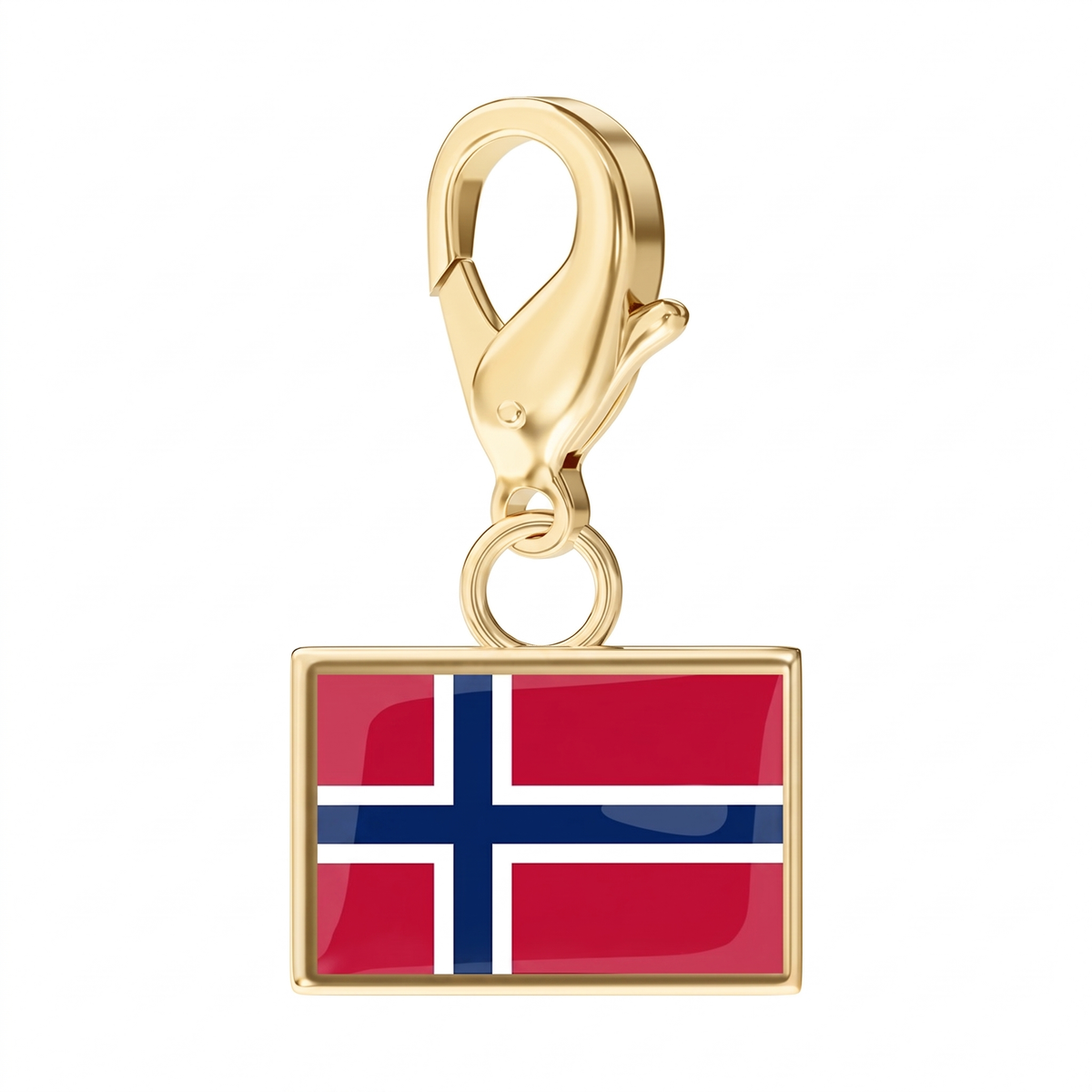 EveryPlace - 18K Gold Plated Flag Charms