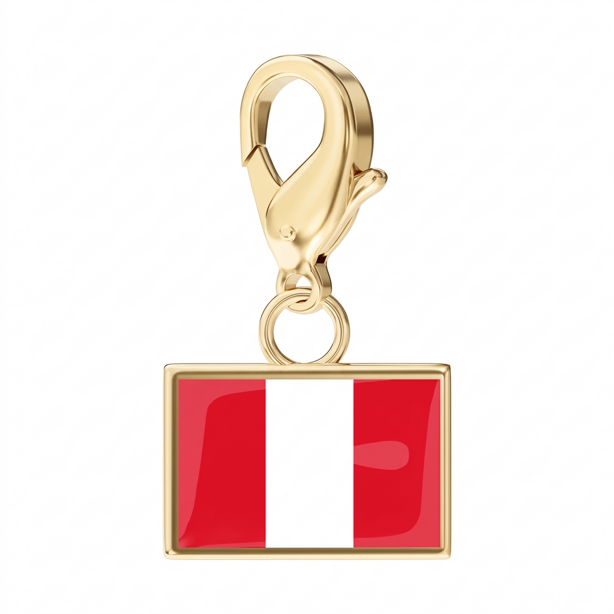 EveryPlace - 18K Gold Plated Flag Charms