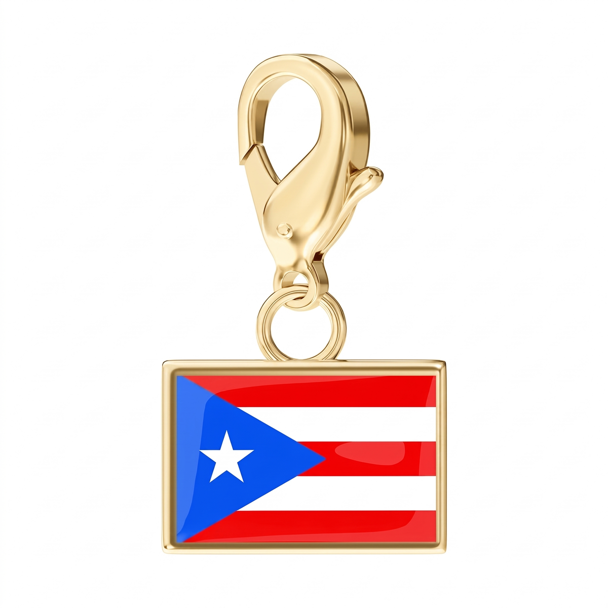 EveryPlace - 18K Gold Plated Flag Charms
