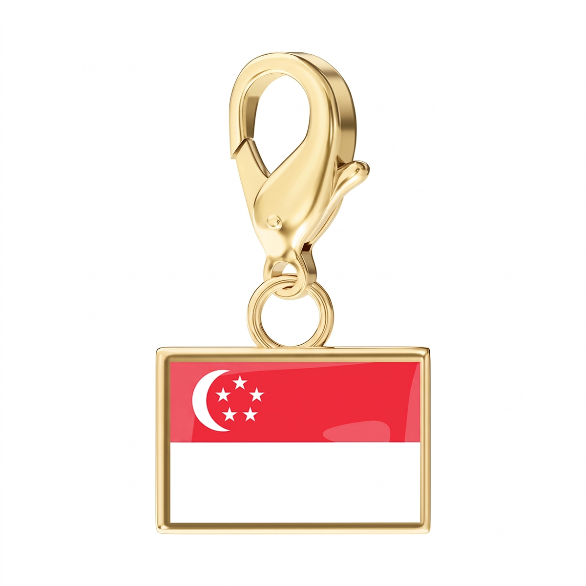 EveryPlace - 18K Gold Plated Flag Charms