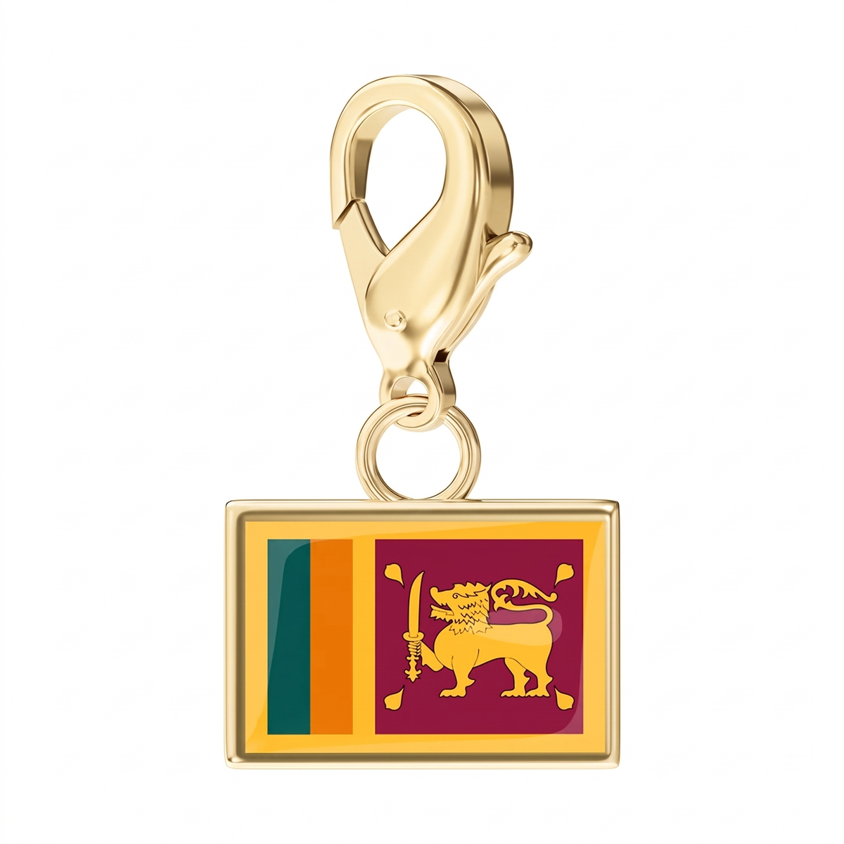 EveryPlace - 18K Gold Plated Flag Charms