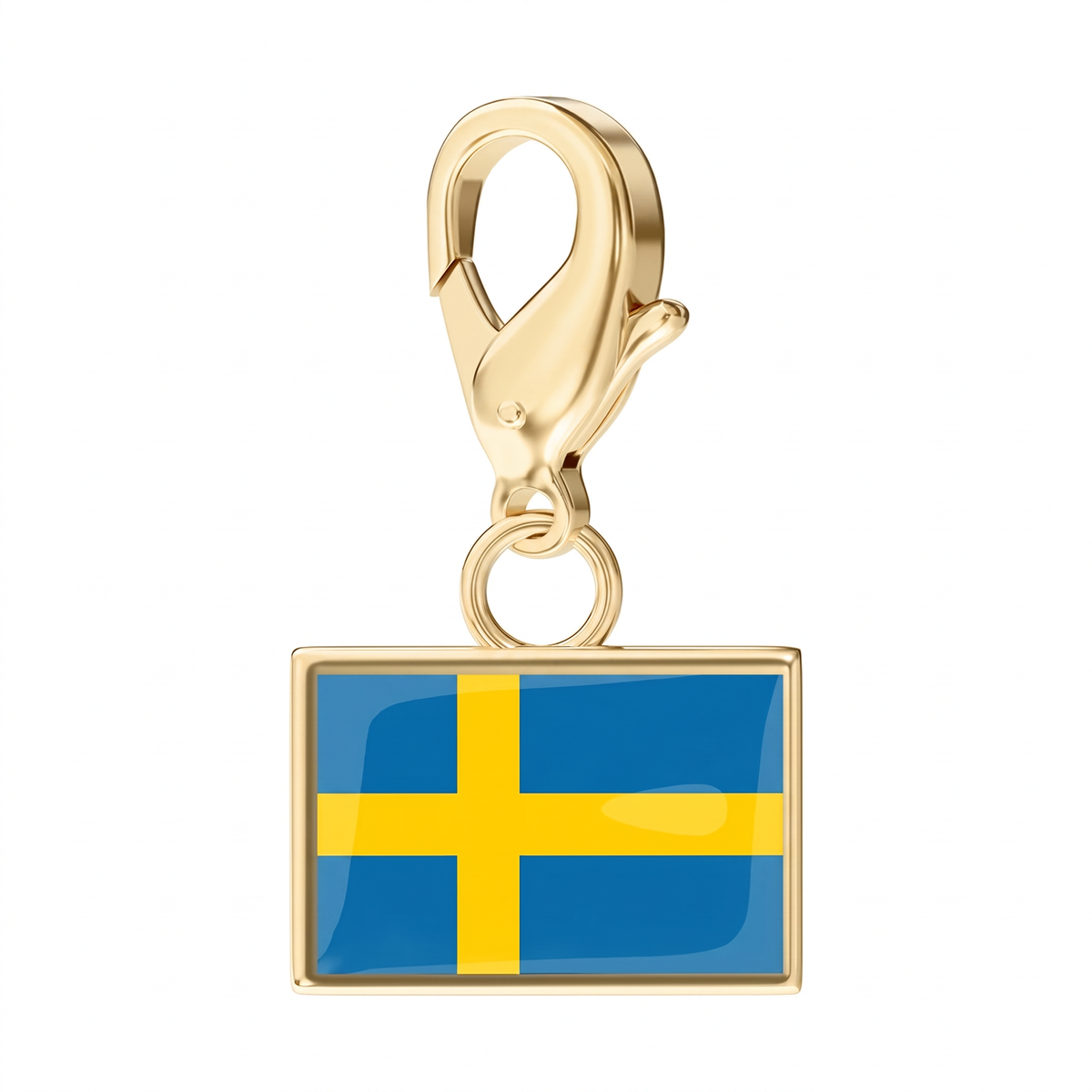 EveryPlace - 18K Gold Plated Flag Charms