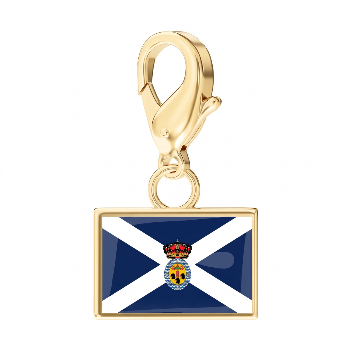 EveryPlace - 18K Gold Plated Flag Charms
