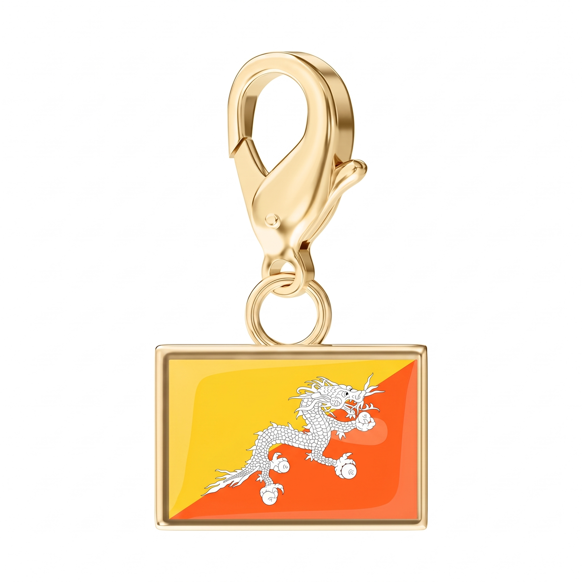 EveryPlace - 18K Gold Plated Flag Charms