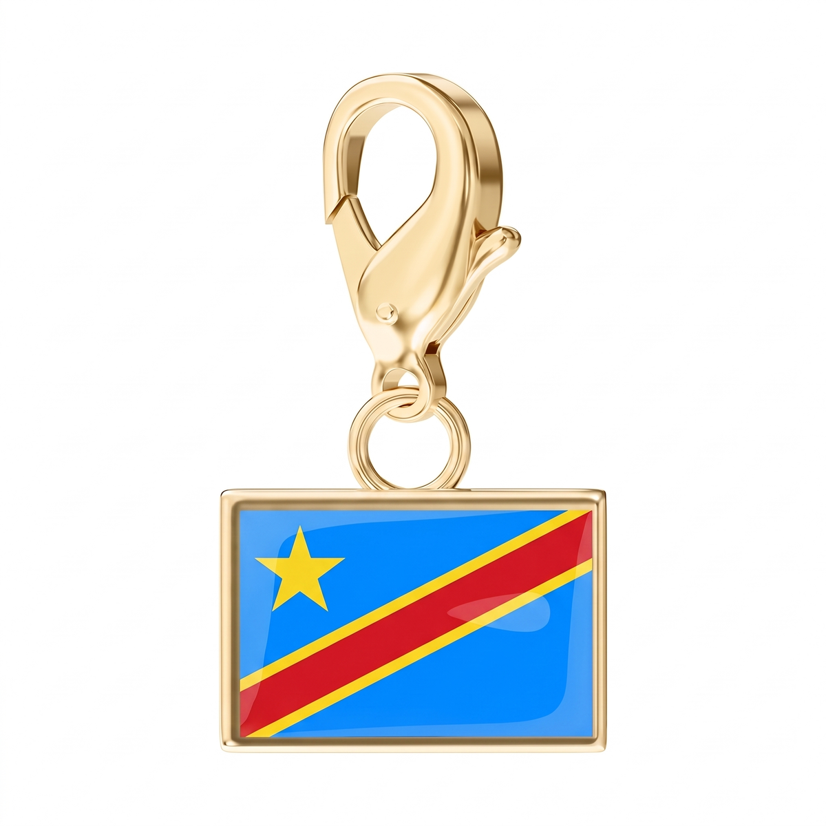 EveryPlace - 18K Gold Plated Flag Charms