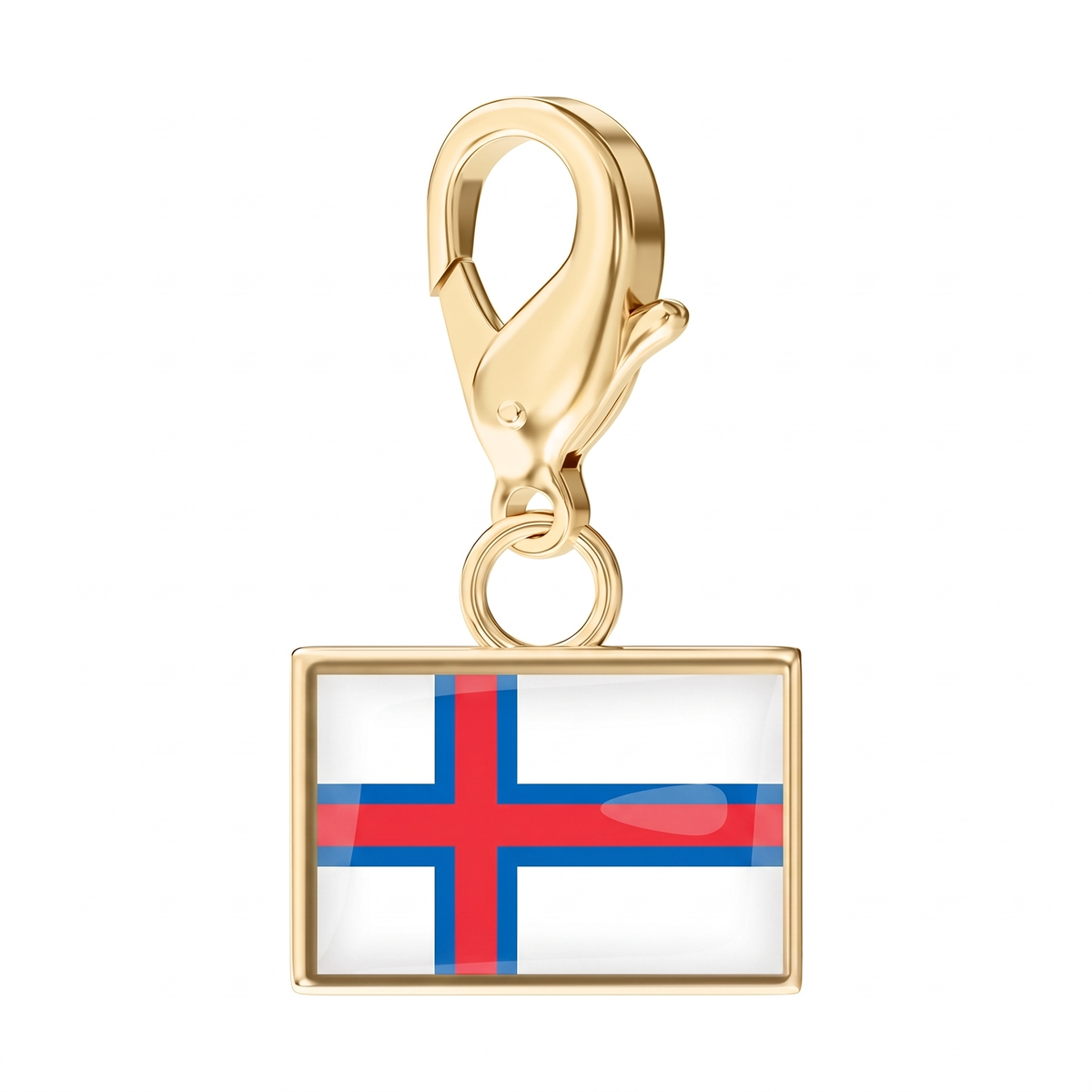 EveryPlace - 18K Gold Plated Flag Charms