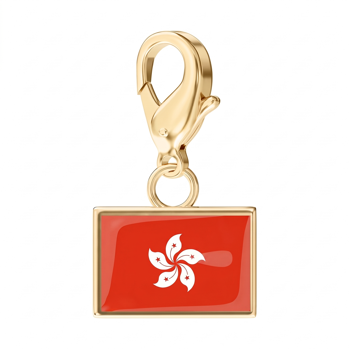 EveryPlace - 18K Gold Plated Flag Charms