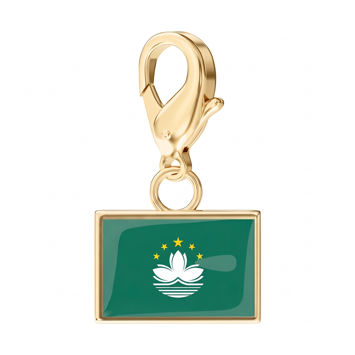 EveryPlace - 18K Gold Plated Flag Charms