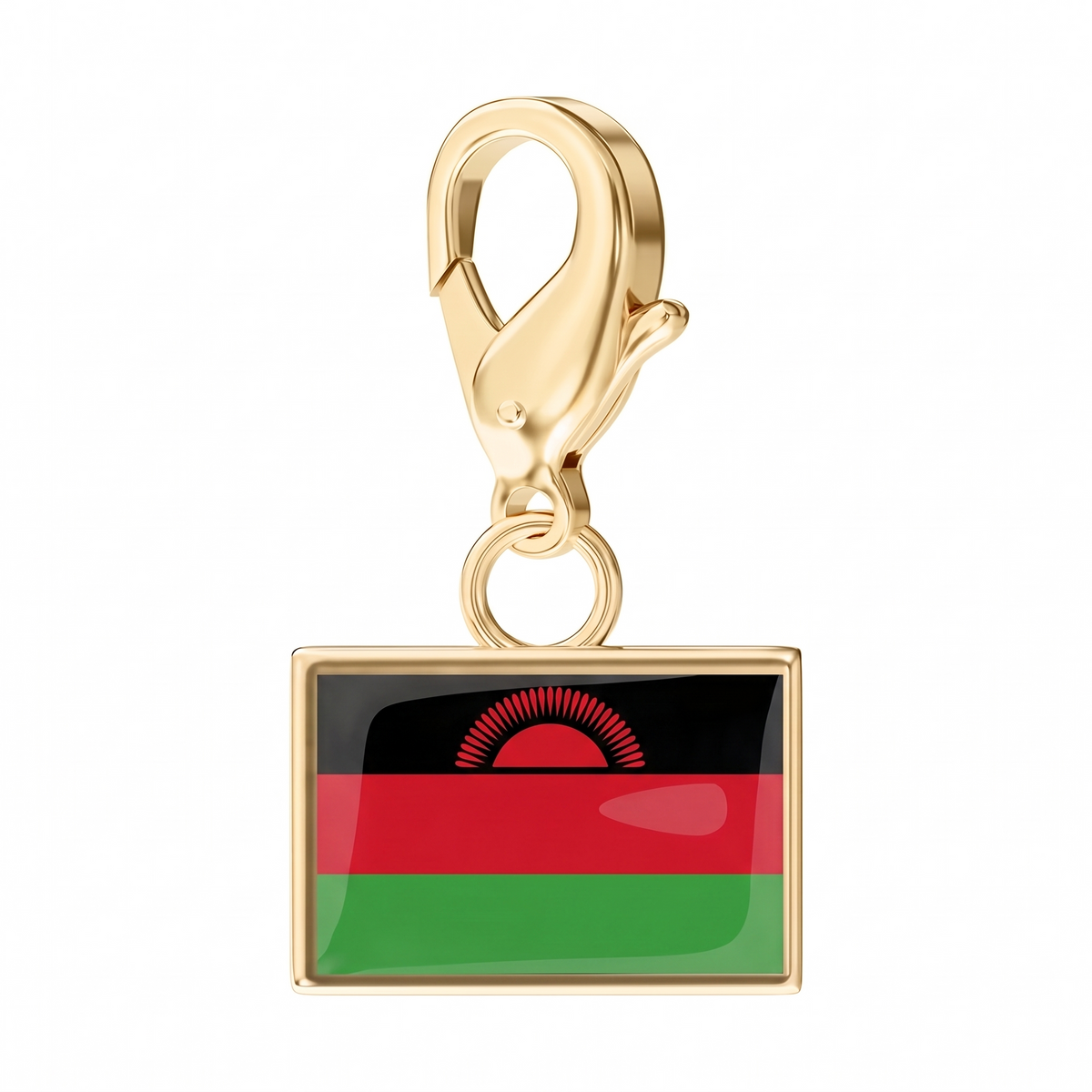 EveryPlace - 18K Gold Plated Flag Charms