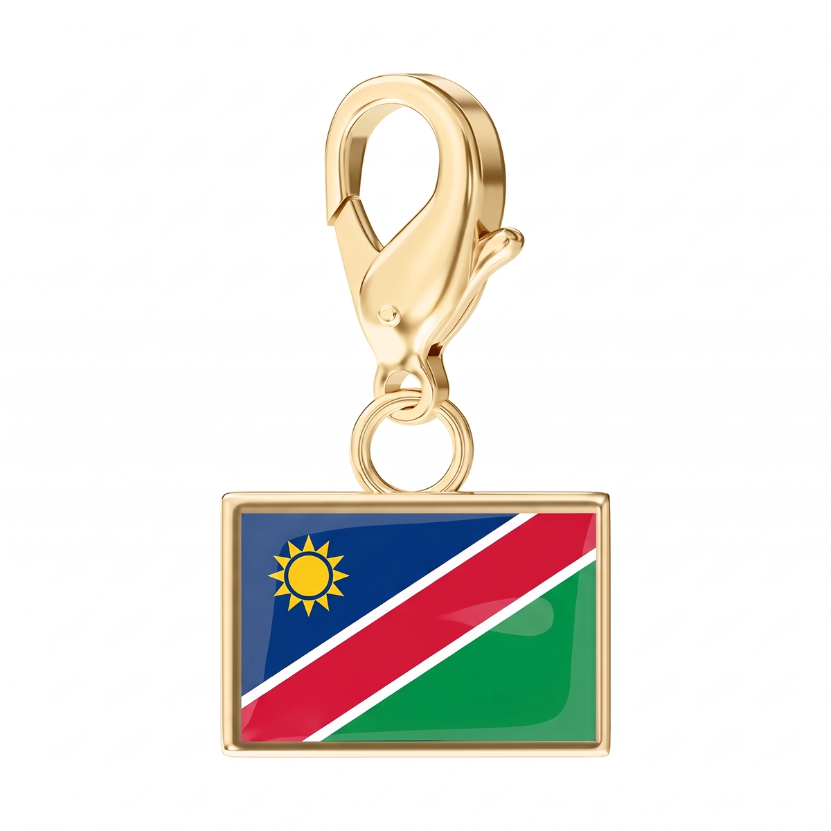 EveryPlace - 18K Gold Plated Flag Charms