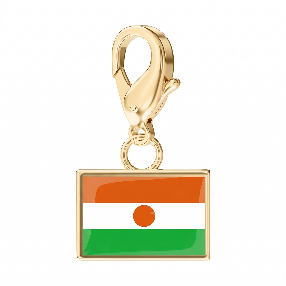 EveryPlace - 18K Gold Plated Flag Charms