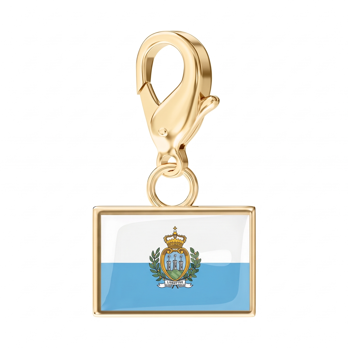 EveryPlace - 18K Gold Plated Flag Charms