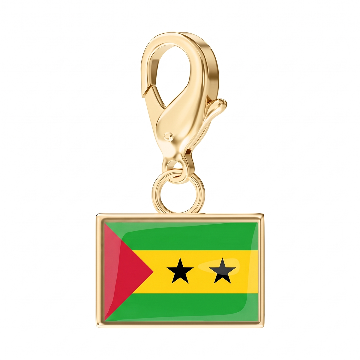 EveryPlace - 18K Gold Plated Flag Charms