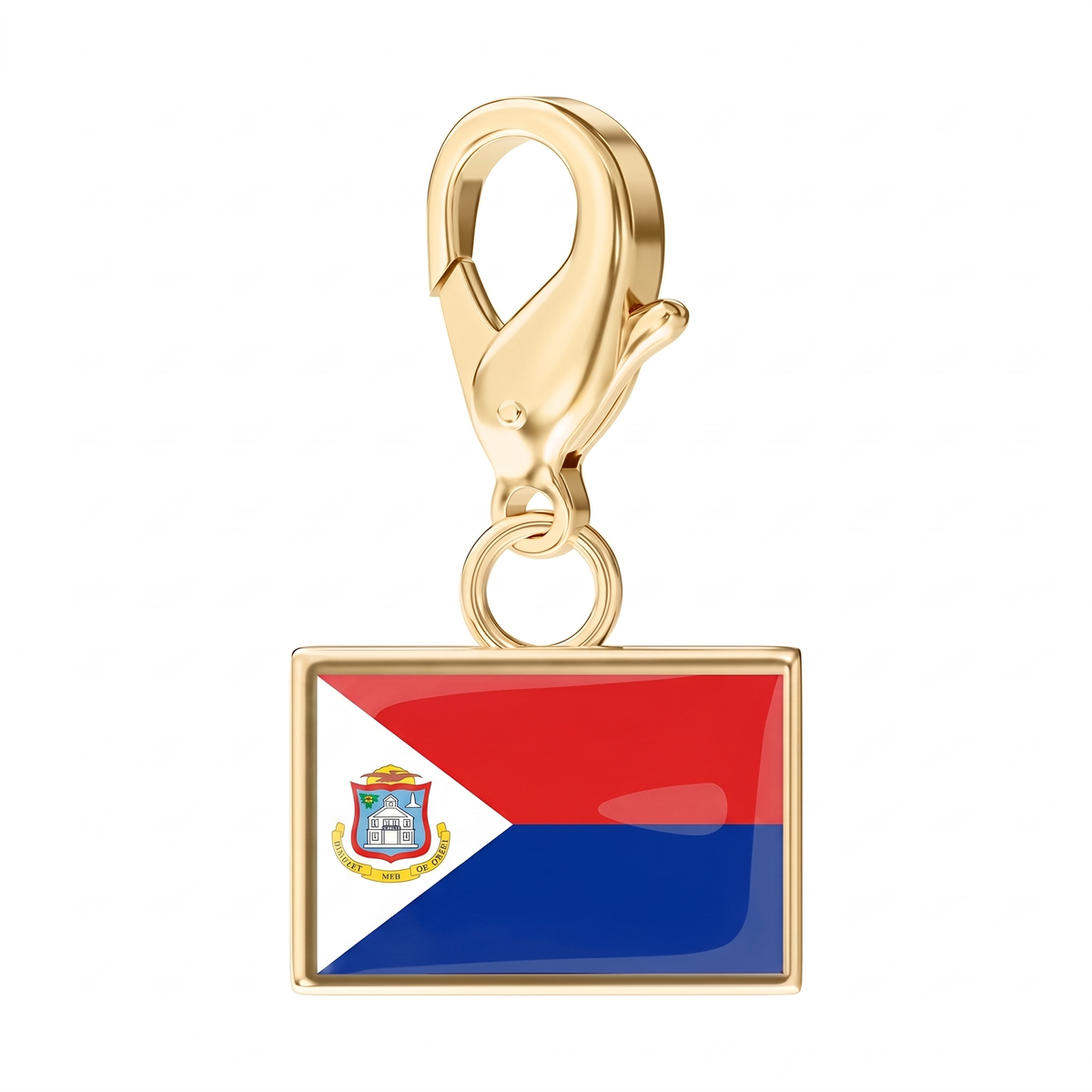 EveryPlace - 18K Gold Plated Flag Charms
