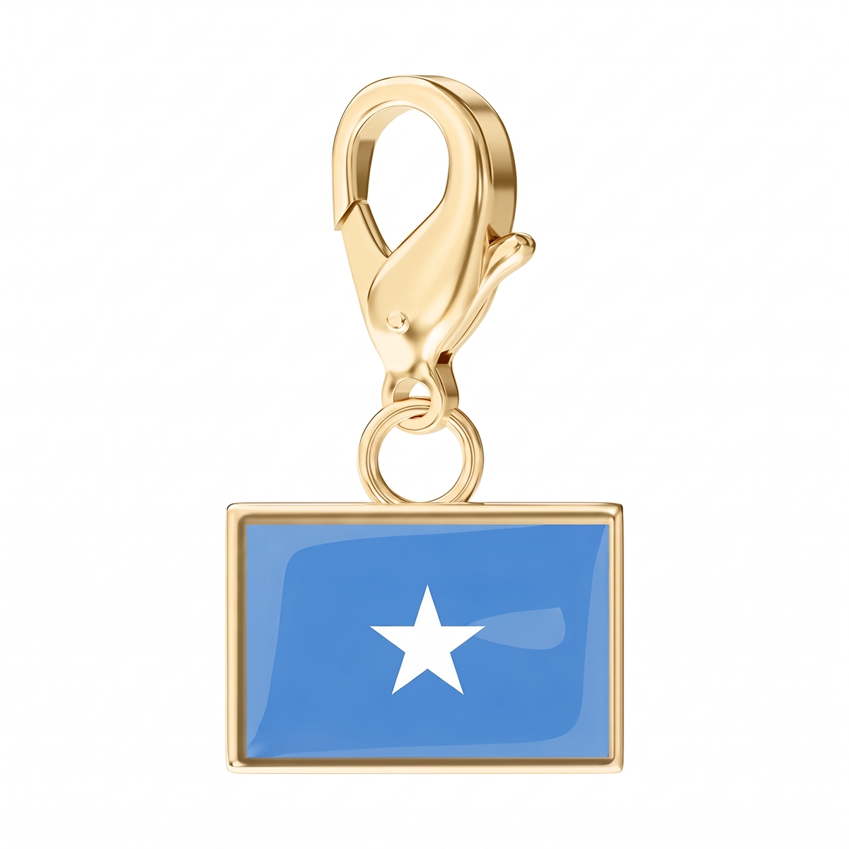 EveryPlace - 18K Gold Plated Flag Charms
