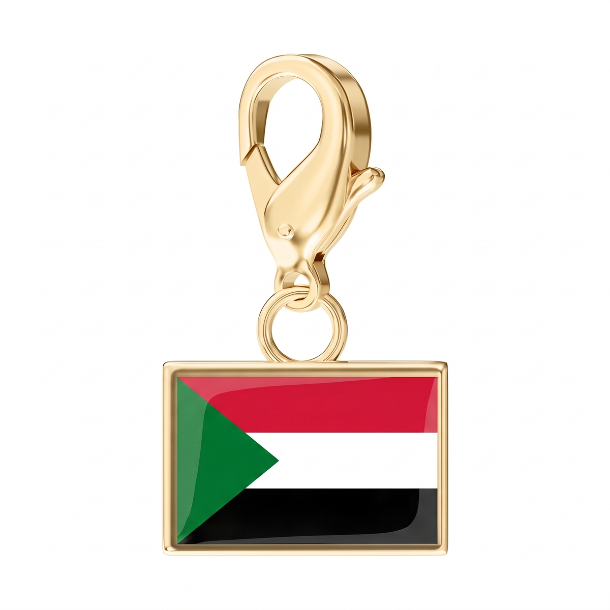 EveryPlace - 18K Gold Plated Flag Charms