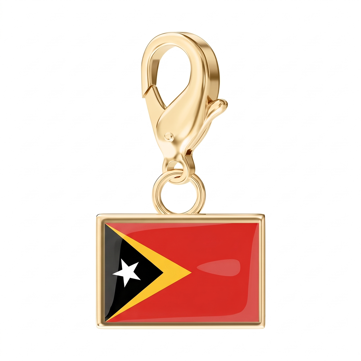 EveryPlace - 18K Gold Plated Flag Charms