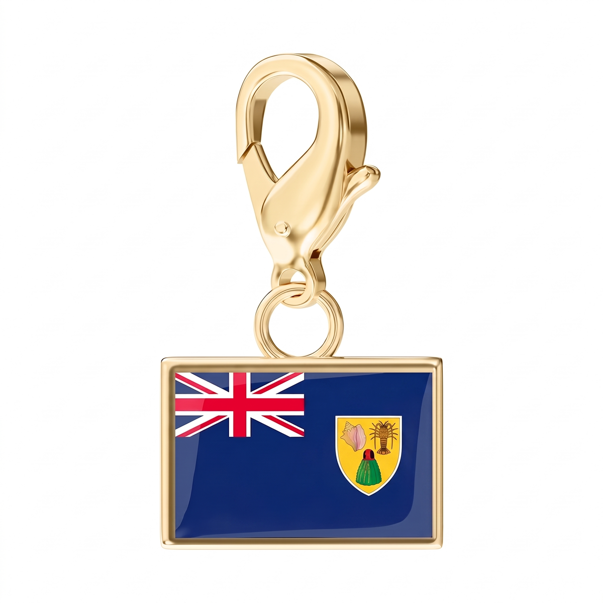 EveryPlace - 18K Gold Plated Flag Charms
