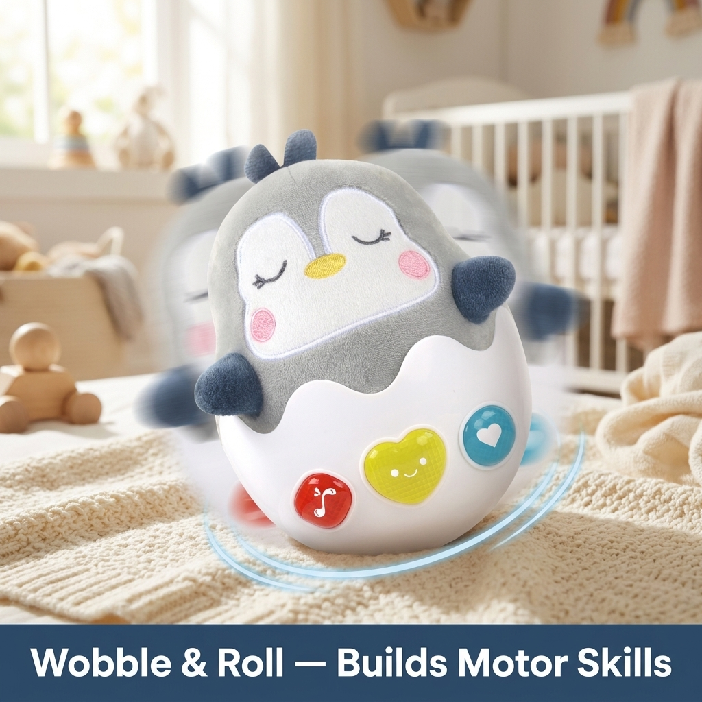 Rolly Penguin™ - Musical Wobbler