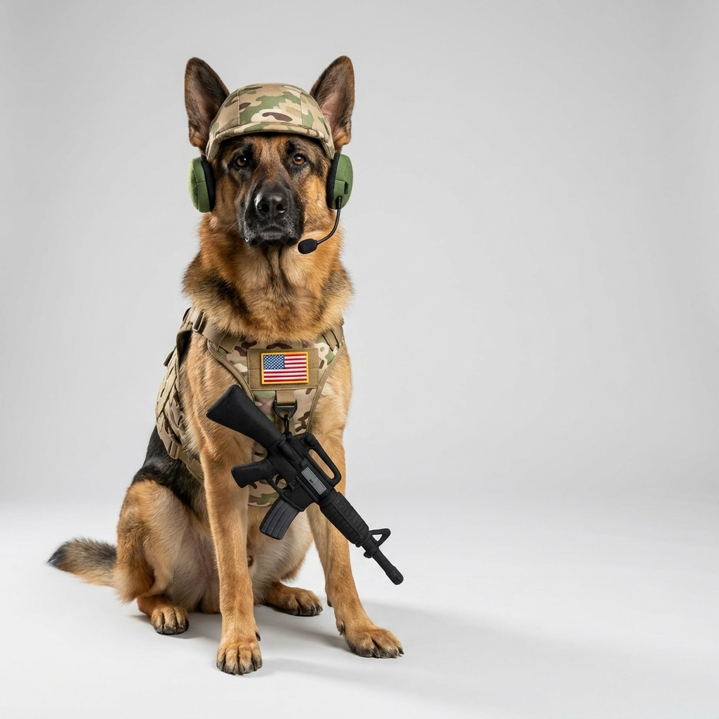 BarkOps™ - Military Dog Outfit