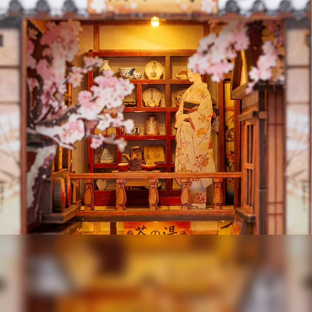NookCraft™ - Japenese Style Book Nook Kit