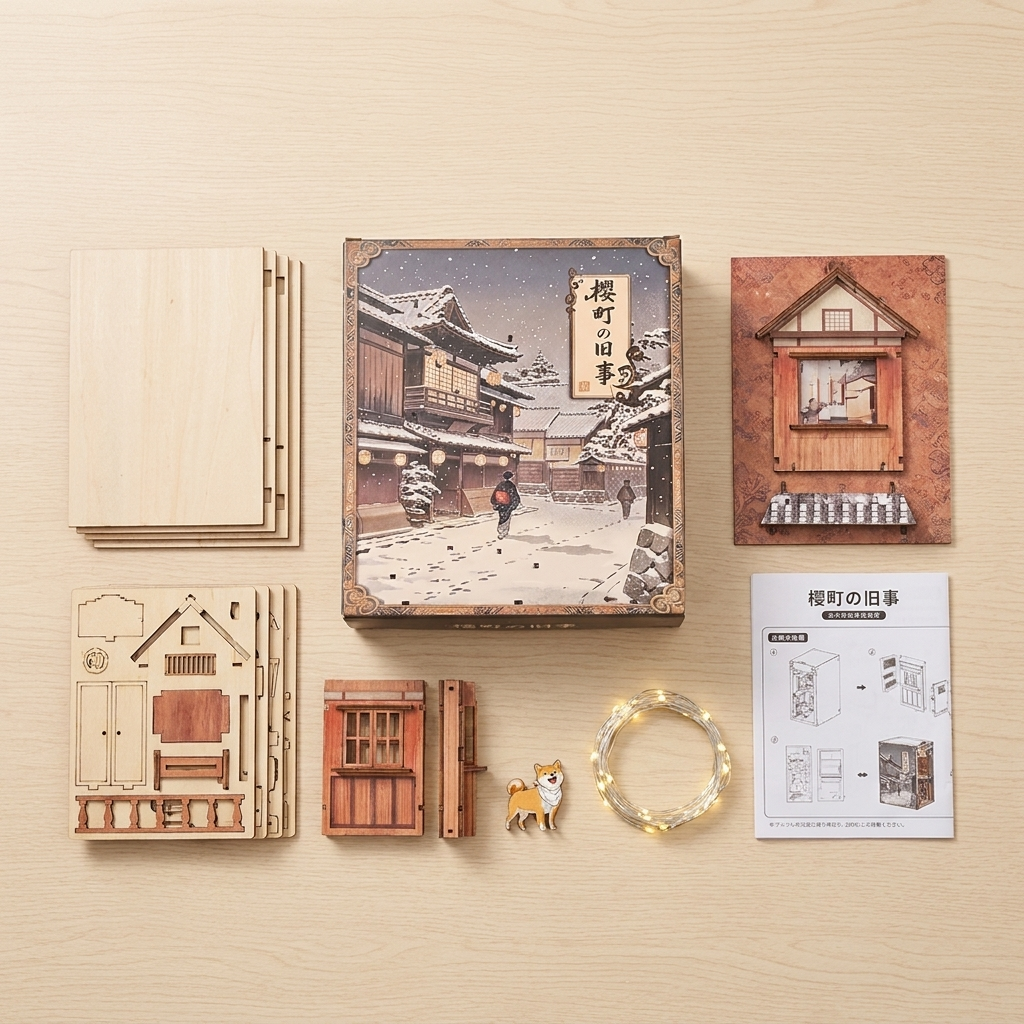 NookCraft™ - Japenese Style Book Nook Kit