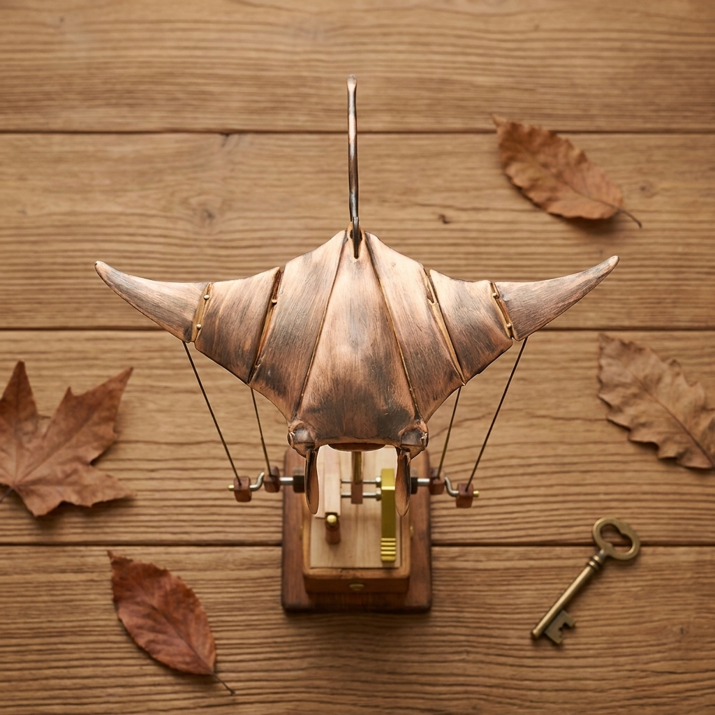 DriftRay™ - Wooden Moving Mantaray