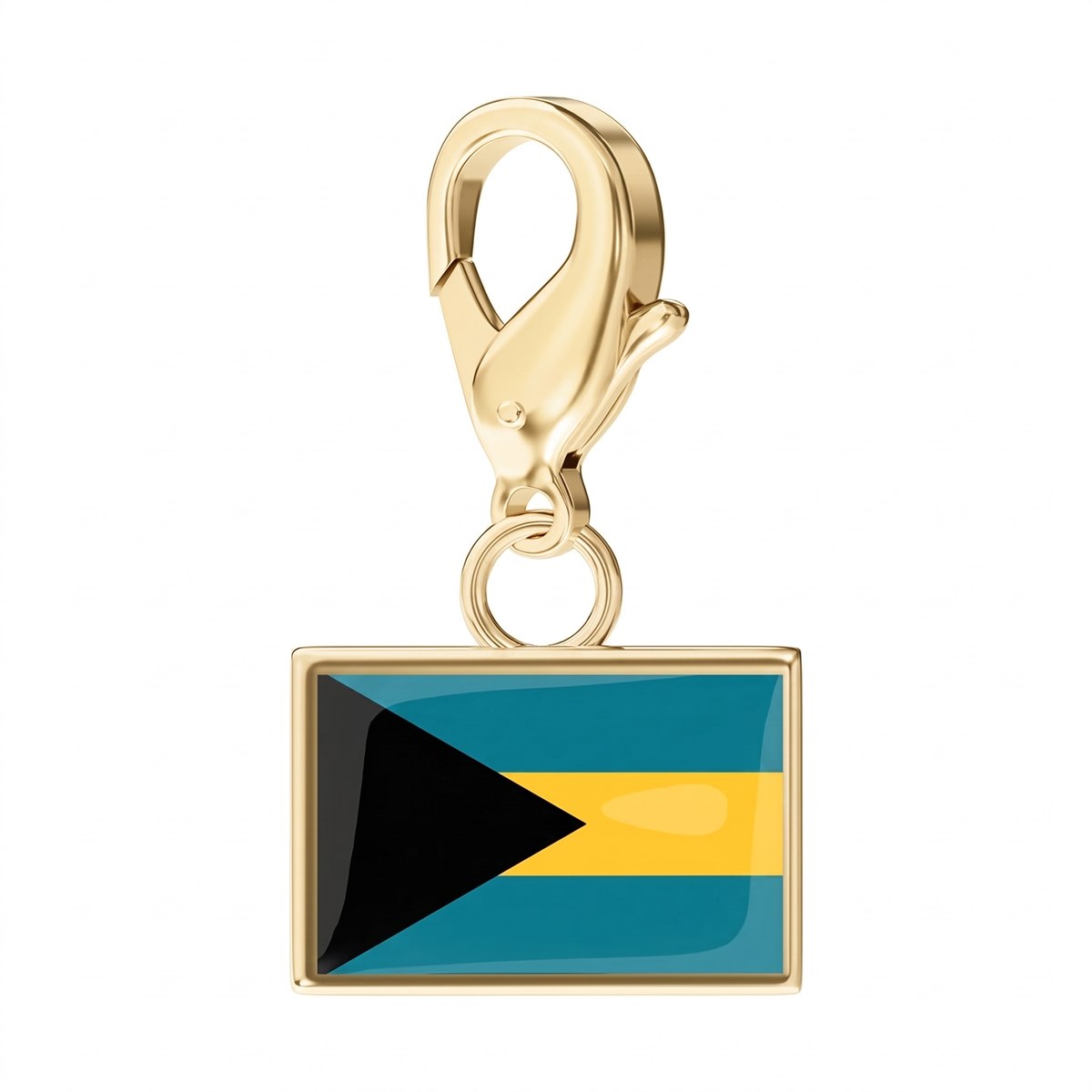 EveryPlace - 18K Gold Plated Flag Charms