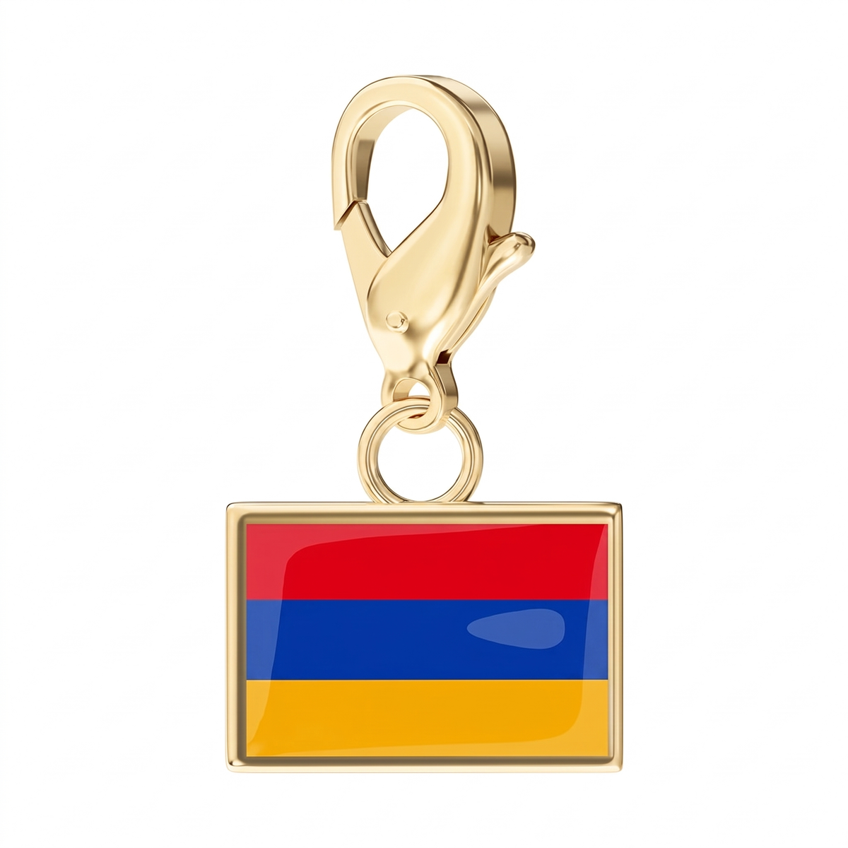 EveryPlace - 18K Gold Plated Flag Charms