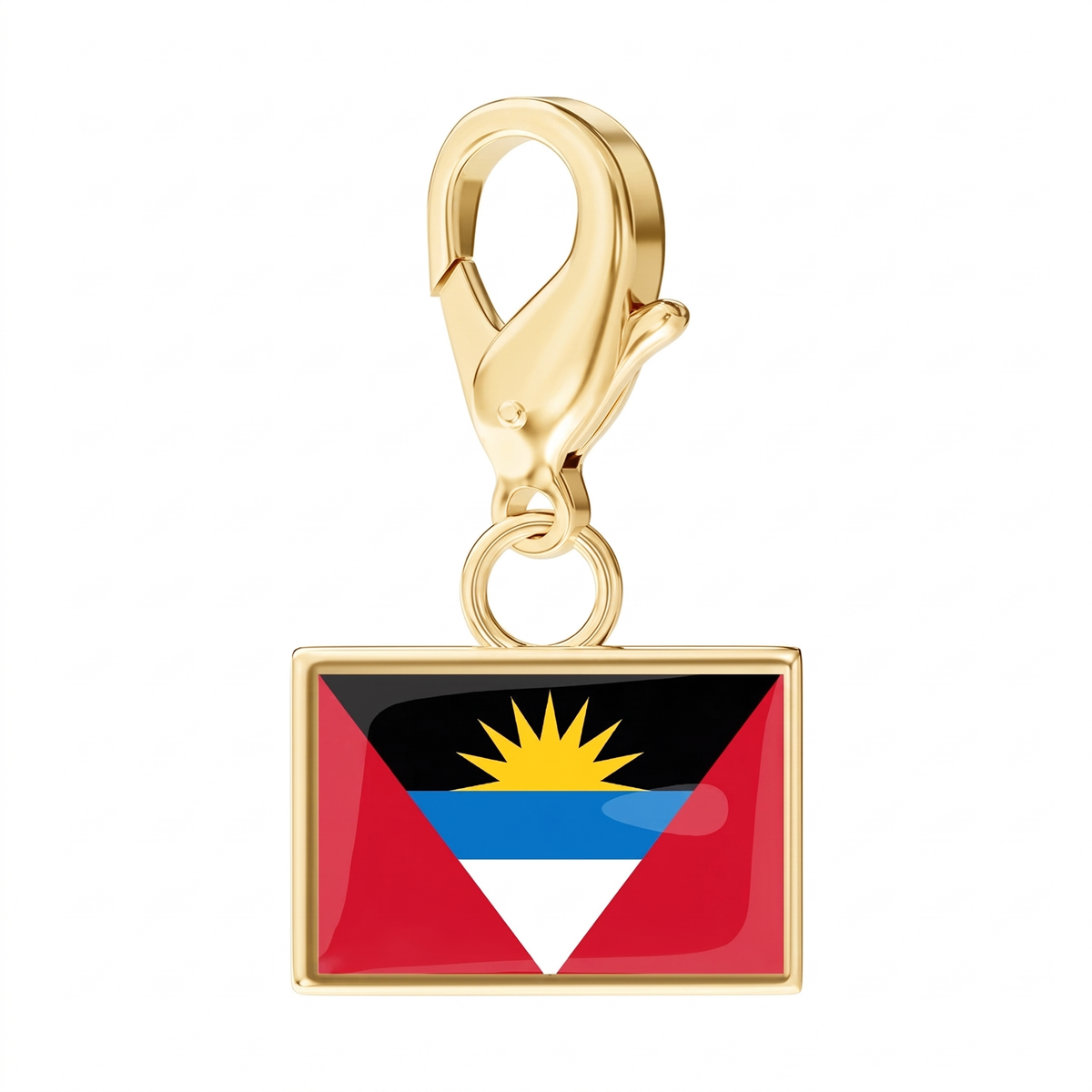 EveryPlace - 18K Gold Plated Flag Charms