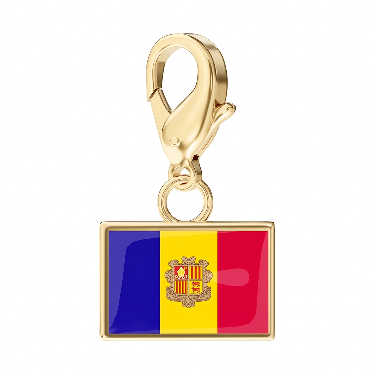 EveryPlace - 18K Gold Plated Flag Charms